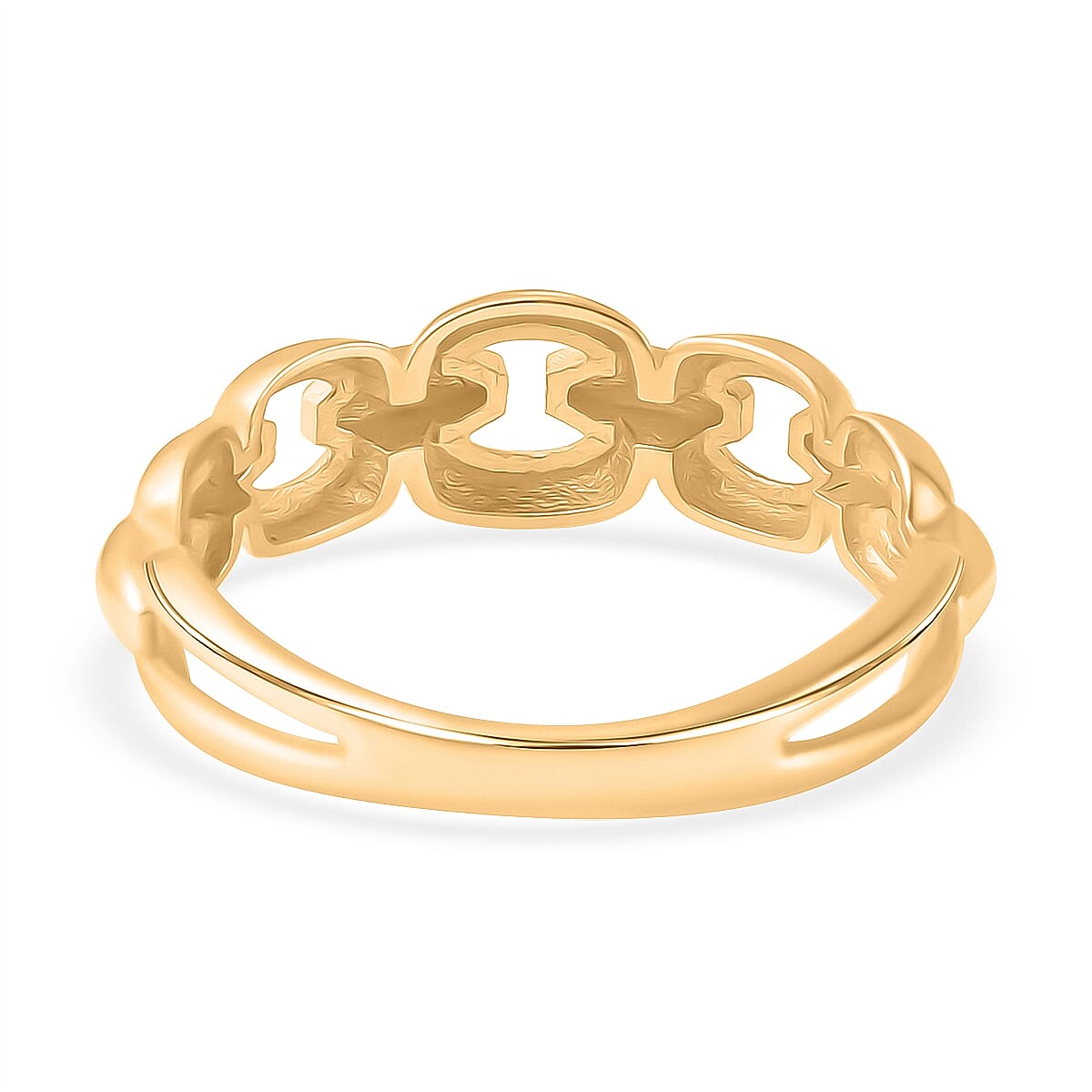 JCK Vegas Closeout Deal - 9K Yellow Gold Mariner Link Ring 7891429 3