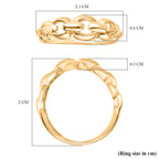 JCK Vegas Closeout Deal - 9K Yellow Gold Mariner Link Ring