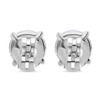 Luxuriant 9K White Gold SGL Certified (VS/GH) Lab Grown Diamond Push Back Earrings 1.00 Ct._7895200_4