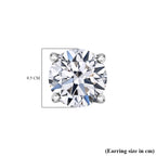 Luxuriant 9K White Gold SGL Certified (VS/GH) Lab Grown Diamond Push Back Earrings 1.00 Ct._7895200_5