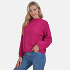 La Marey 100% Cotton Round Neck Jumper (Size 16 to 18) -  Red_7898092_3