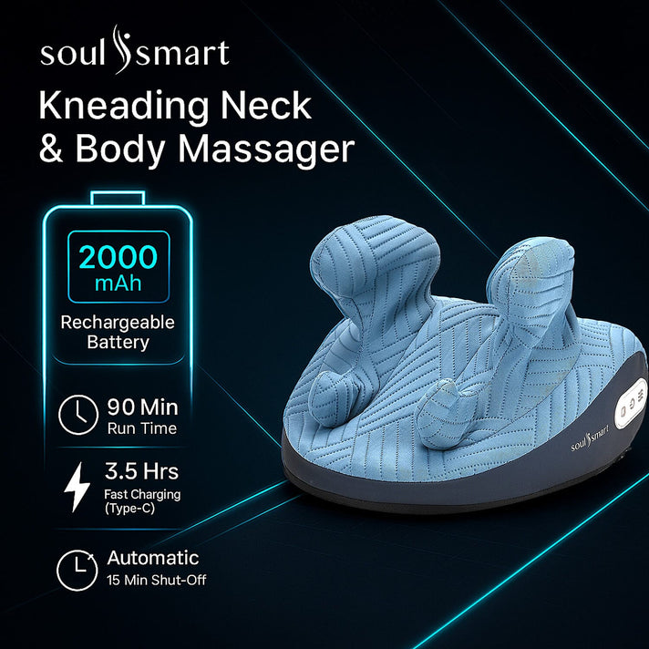 Soul Smart Kneading and Scraping Body Massager - Blue 7898327 2