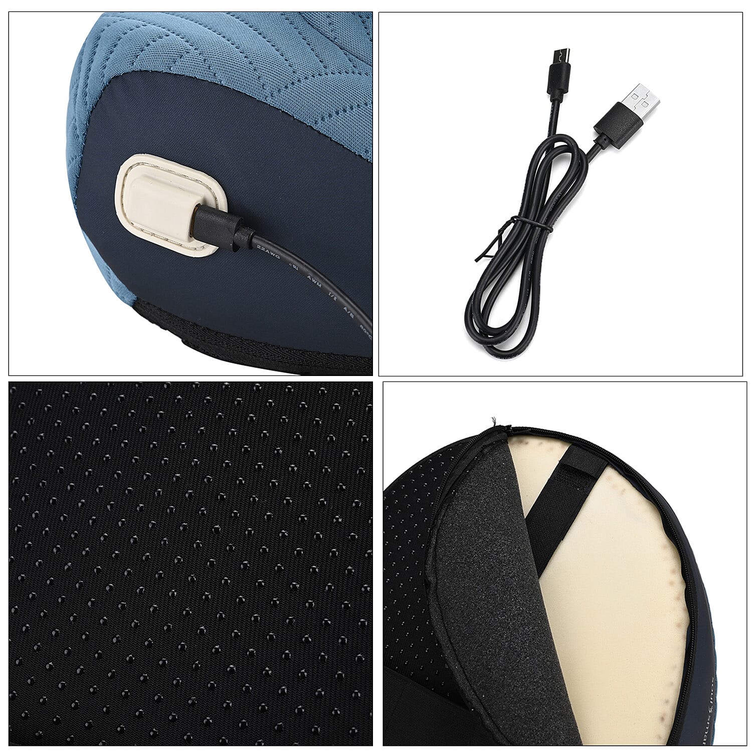 Soul Smart Kneading and Scraping Body Massager - Blue 7898327 5