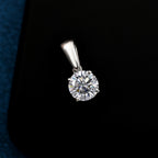 Luxuriant - 9K White Gold SGL Certified (SI/GH) Lab Grown Diamond Pendant 1.00 Ct._7898535_1