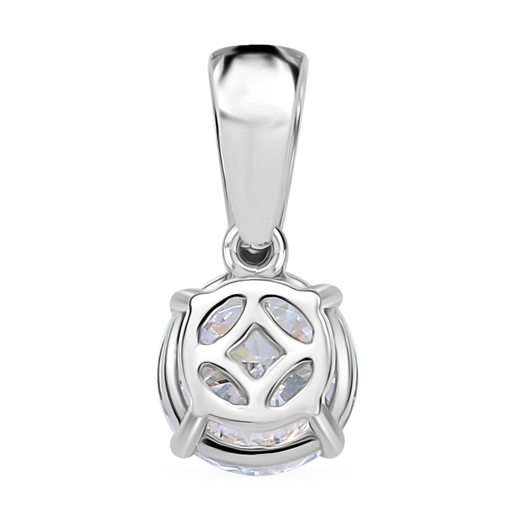 Luxuriant - 9K White Gold SGL Certified (SI/GH) Lab Grown Diamond Pendant 1.00 Ct._7898535_4