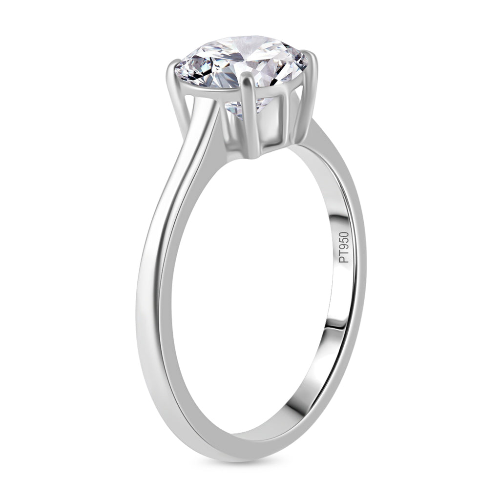 950 Platinum  IGI - Lab Grown Diamond  D, VS Ring 2.00 ct,  Platinum Wt. 4.5 Gms  2.000  Ct._7898540_2