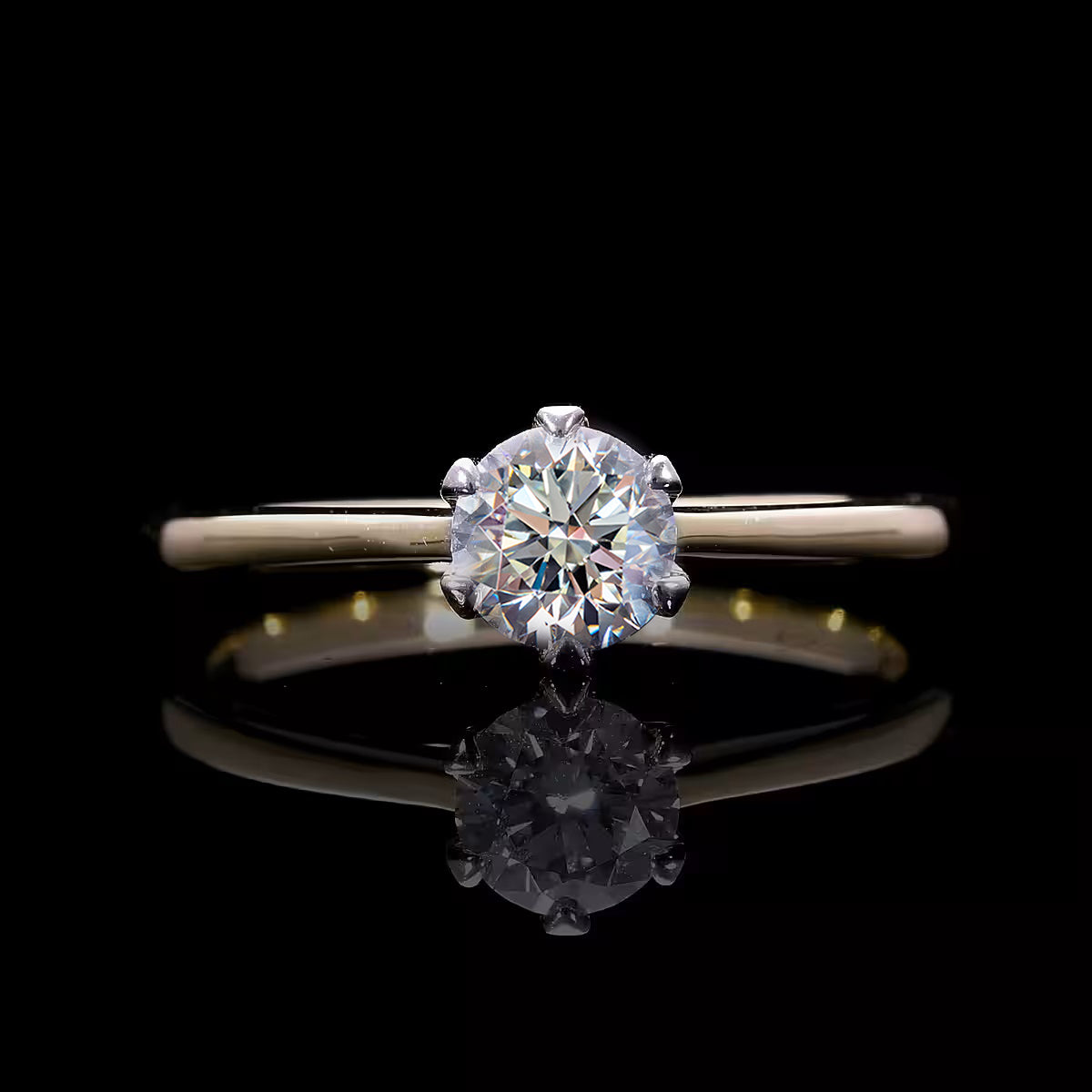 Luxuriant Diamond-0.75 Ct. Lab Grown Diamond Solitaire Ring in 9K, SGL Certified 7905126 1