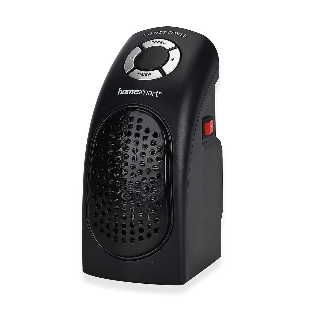 BARGAIN ALERT - Homesmart Ceramic Plug In Fan Heater with Temperature &amp; Timer Control  (Power 400W) - Black 7924699 0