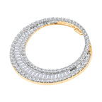 9K Yellow Gold Pendant  White Diamond Ct 1.08_7926204_3