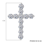 Luxuriant Diamond 14K White Gold SGL Certified Lab Grown Diamond (VS-E-F) Pendant 3.00 Ct.