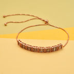 One Time Deal Only - Natural Champagne Diamond Bracelet (Size - 7.5) in Sterling Silver 1.00 Ct._7927005_1