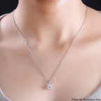 UNMISSABLE MEGA DEAL -Royal Bali Collection Moissanite Solitaire Pendant in Platinum Overlay Sterling Silver (Size 20) 1.00 Ct._7928288_2