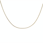 9K Yellow Gold Diamond Cut Curb Necklace (Size - 20) With Spring Ring Clasp_7929130