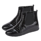 Bramble Ladies Boots (Size 4) - Black Croc_7929769