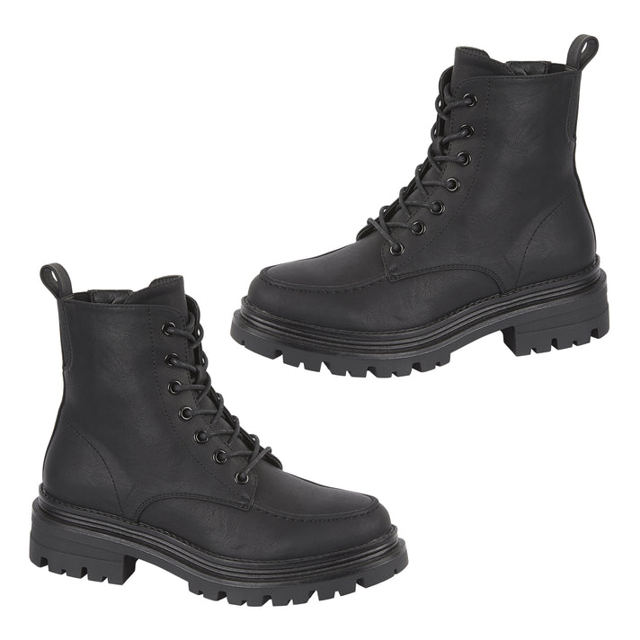 JO and JOE Montreal Lace-Up Military Style Ankle Boots 7930478 1