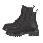 JO and JOE Montreal Lace-Up Military Style Ankle Boots (Size 5) - Black_7930471_2