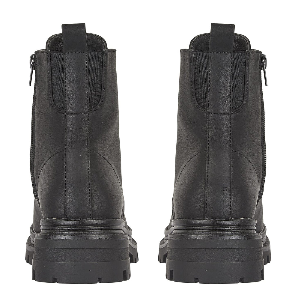 JO and JOE Montreal Lace-Up Military Style Ankle Boots (Size 5) - Black_7930471_3