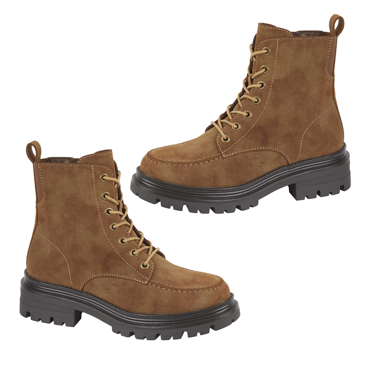 JO and JOE Montreal Lace-Up Military Style Ankle Boots V32586309 0