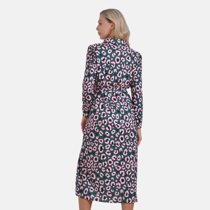 La Marey Jersey Waistband Midi Dress (M) - Green 7931120 2