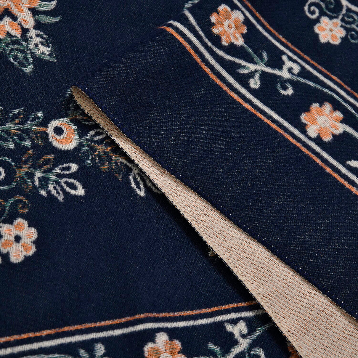 Closeout Deal Super Soft Shawl (One Size) - Blue Based with Multi Flowers 7933404 7