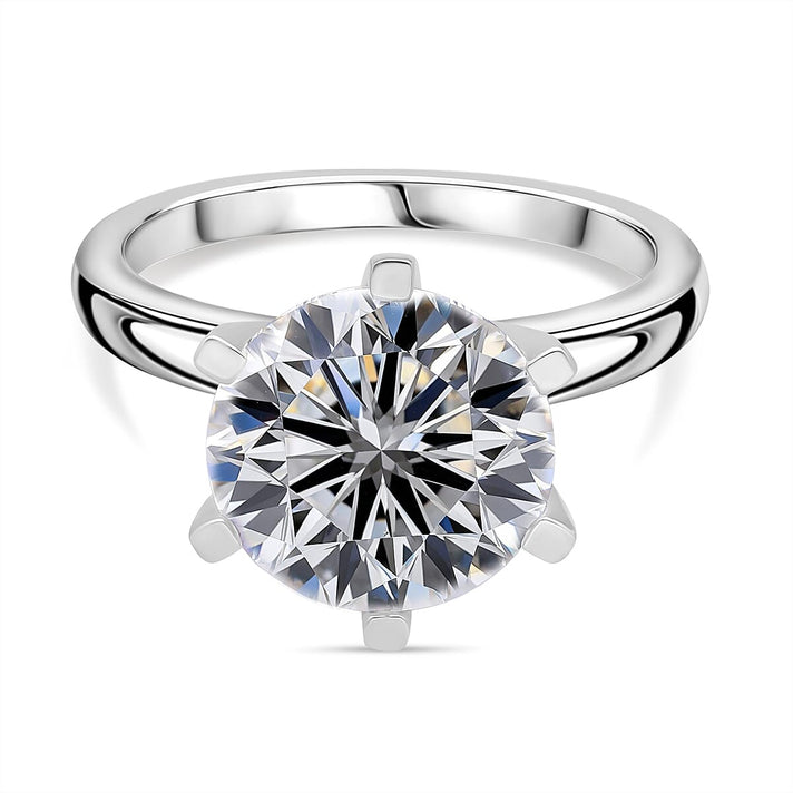 LUXURIANT 5 Ct. Lab Grown Diamond Brilliant-Cut Solitaire Ring in 950 Platinum, IGI Certified 7933697 1
