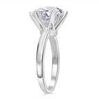Luxuriant Diamond 950 Platinum IGI Certified Lab Grown Diamond Solitaire Ring 5.00 Ct, Platinum Wt. 6.20 Gms.