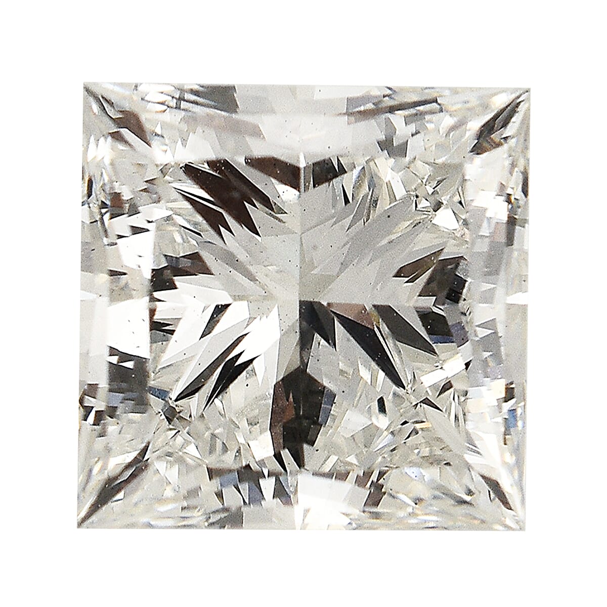 LUXURIANT 3 Ct. Loose Lab Grown Diamond in Princess Shape, IGI Certified (VS2-G) 7933759 0
