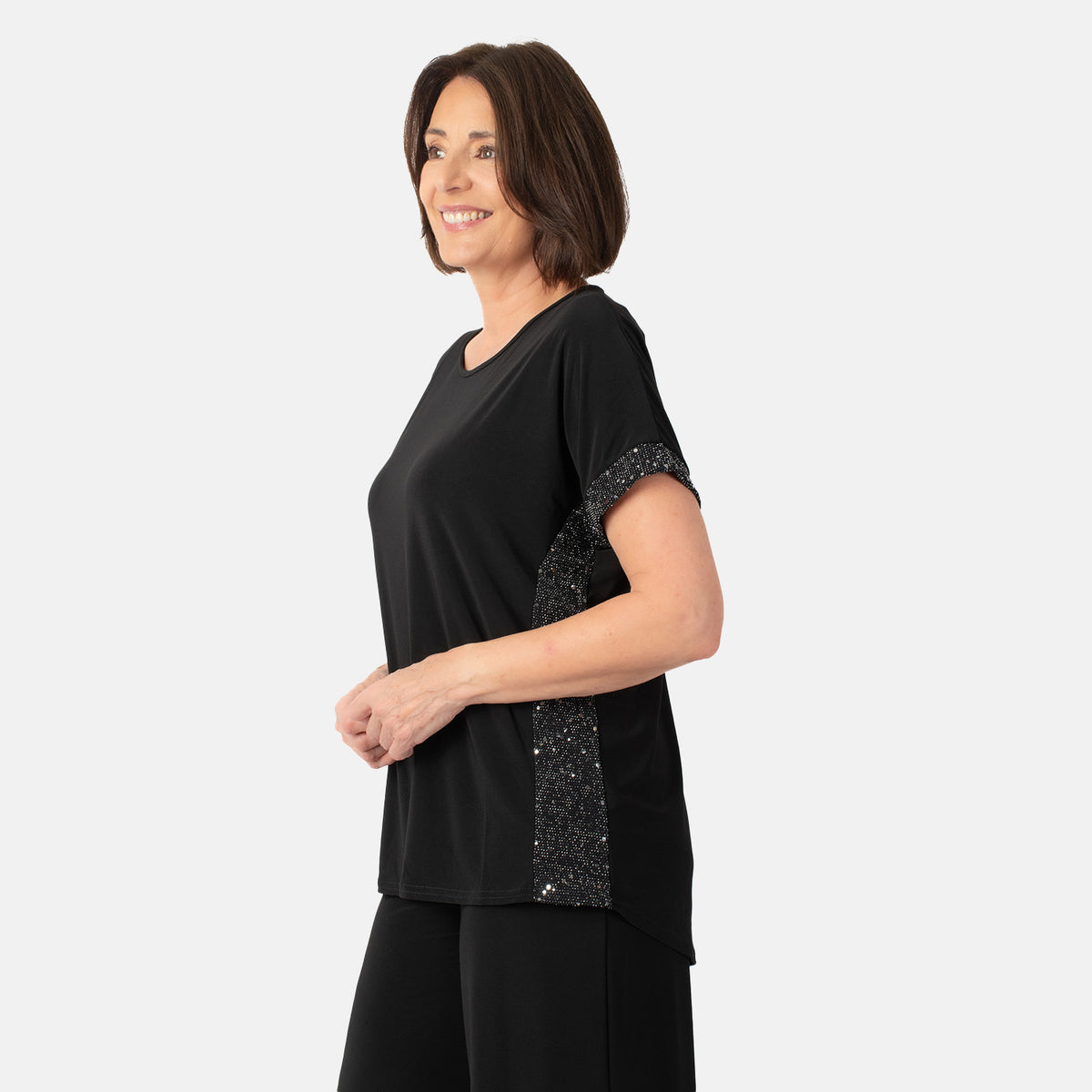 La Marey Day to Night Top (Size S)  - Black V32515472 2