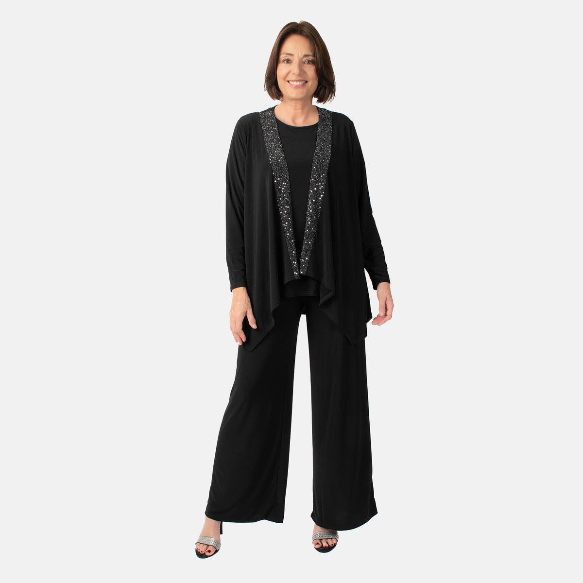 La Marey Waterfall Soft Jacket (Size M) - Black V32550329 0