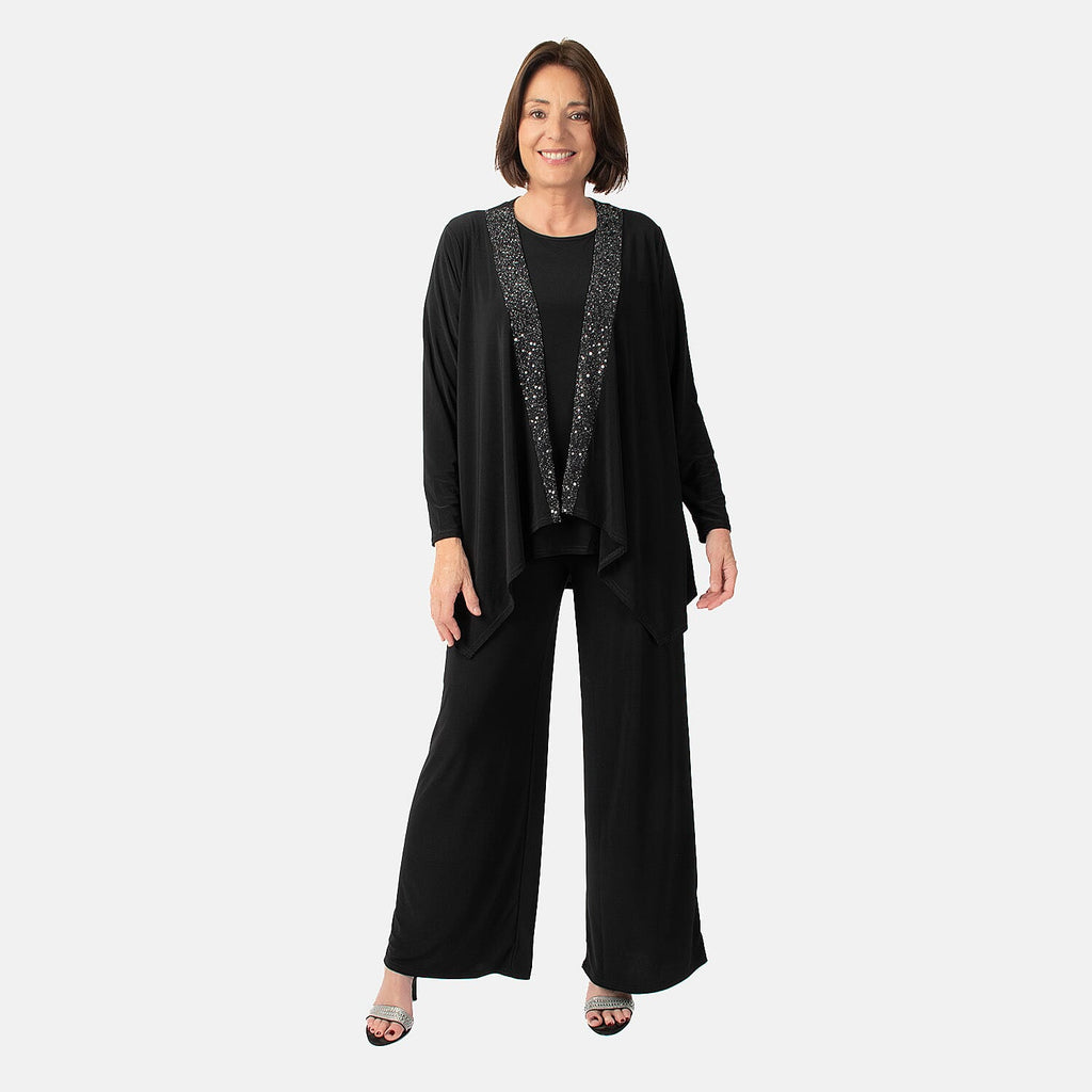 La Marey Waterfall Soft Jacket (Size S) - Black_7934475