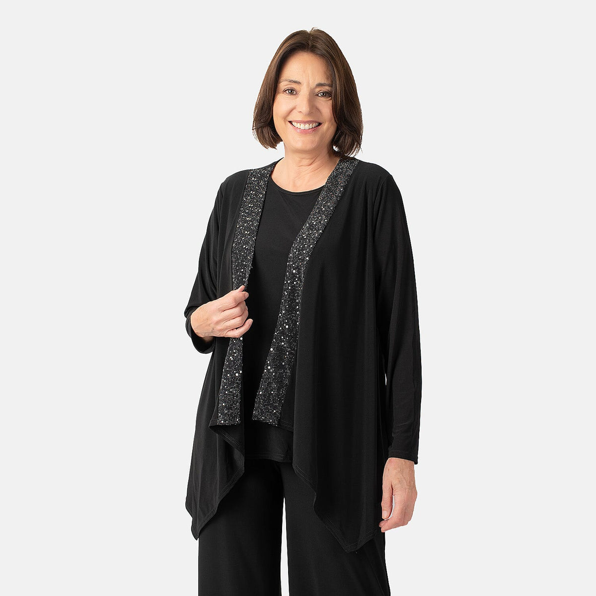 La Marey Waterfall Soft Jacket (Size S) - Black V32521896 1