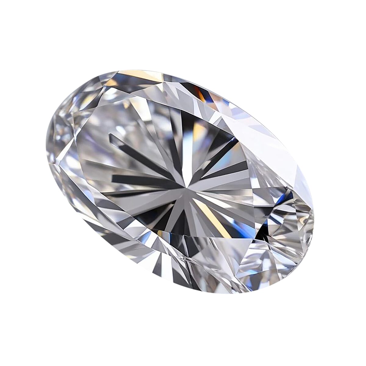 Luxuriant Diamond - IGI Certified Lab Grown Diamond (VS2-G) in Oval Shape 5.03 Ct. 7935455 4