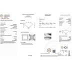 Luxuriant Diamond - IGI Certified Lab Grown Diamond (VS2-G) in Square Shape 3.01 Ct.