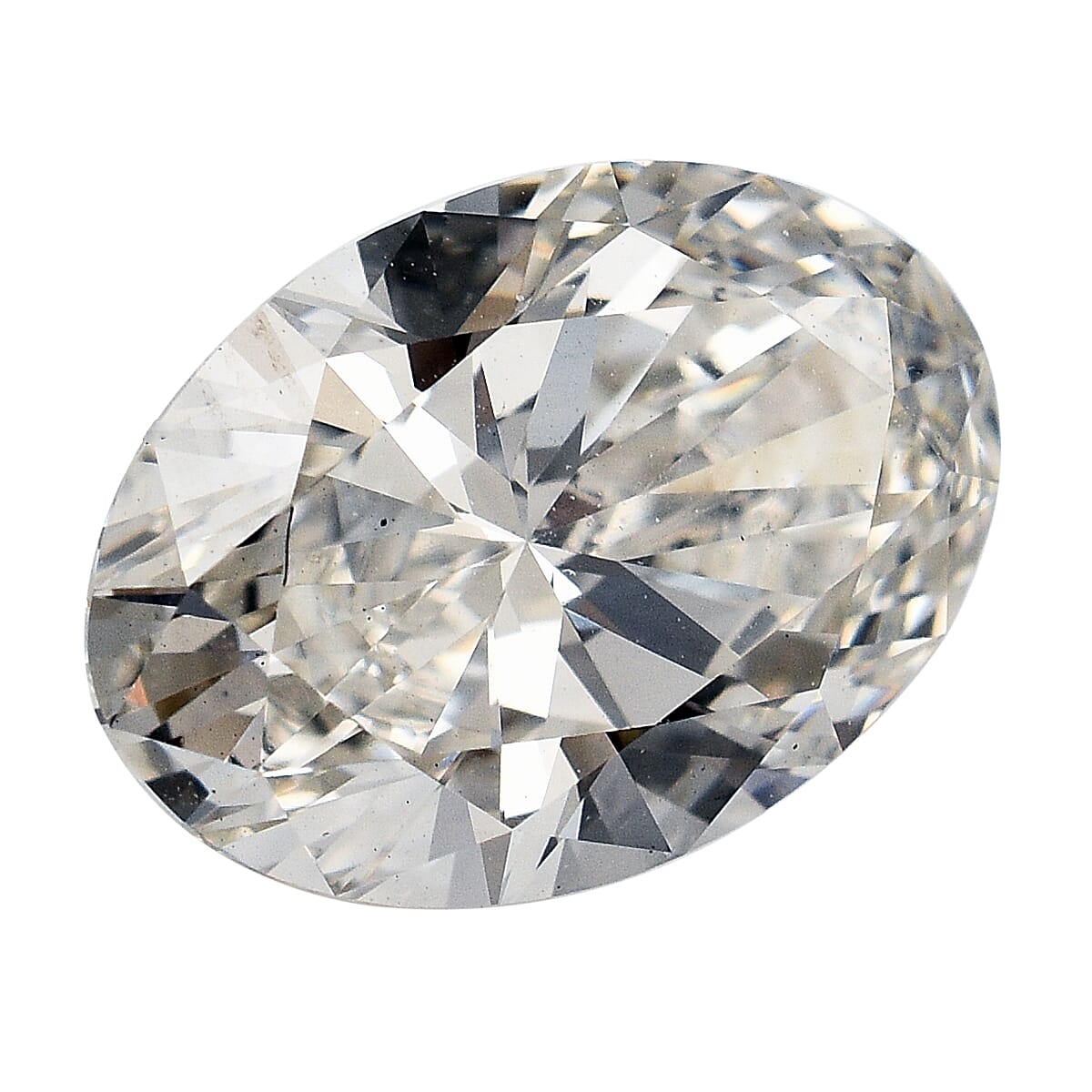 LUXURIANT 3 Ct. Loose Lab Grown Diamond in Oval Shape (VS2-G) 7935495 3