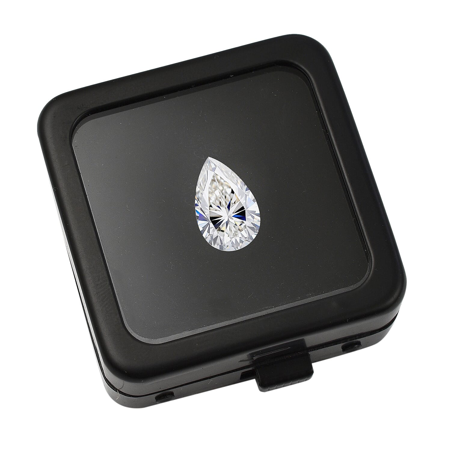 Luxuriant Diamond - IGI Certified Lab Grown Diamond (VS2-G) in Pear Shape 5.01 Ct. 7935496 5