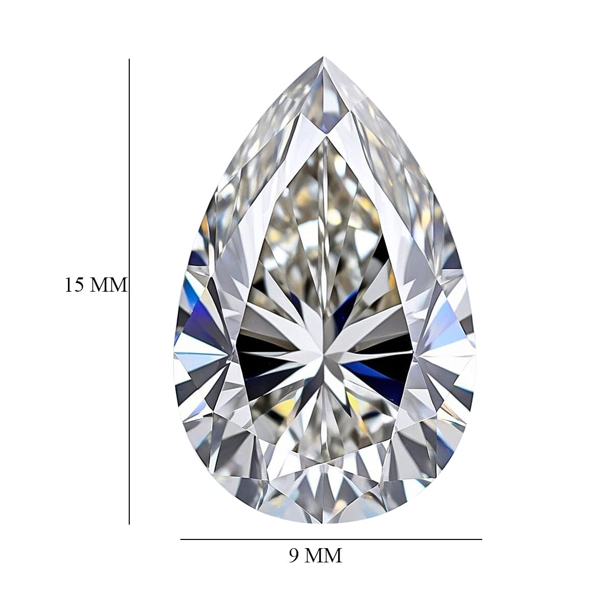 Luxuriant Diamond - IGI Certified Lab Grown Diamond (VS2-G) in Pear Shape 5.01 Ct. 7935496 6