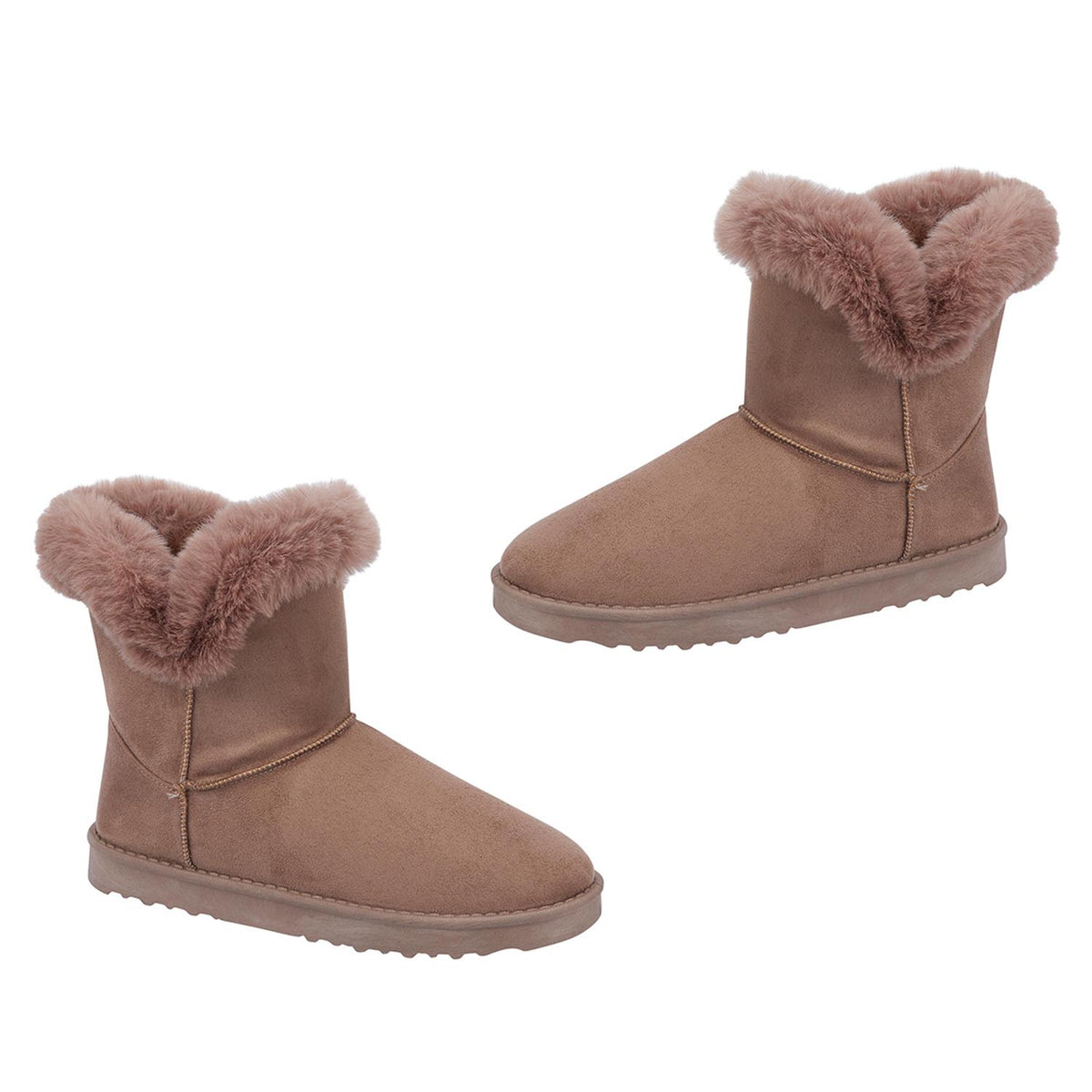 SHOES BY EMMA - Brisbane Plush Lined Fluffy Ladies Boots 7937030 0