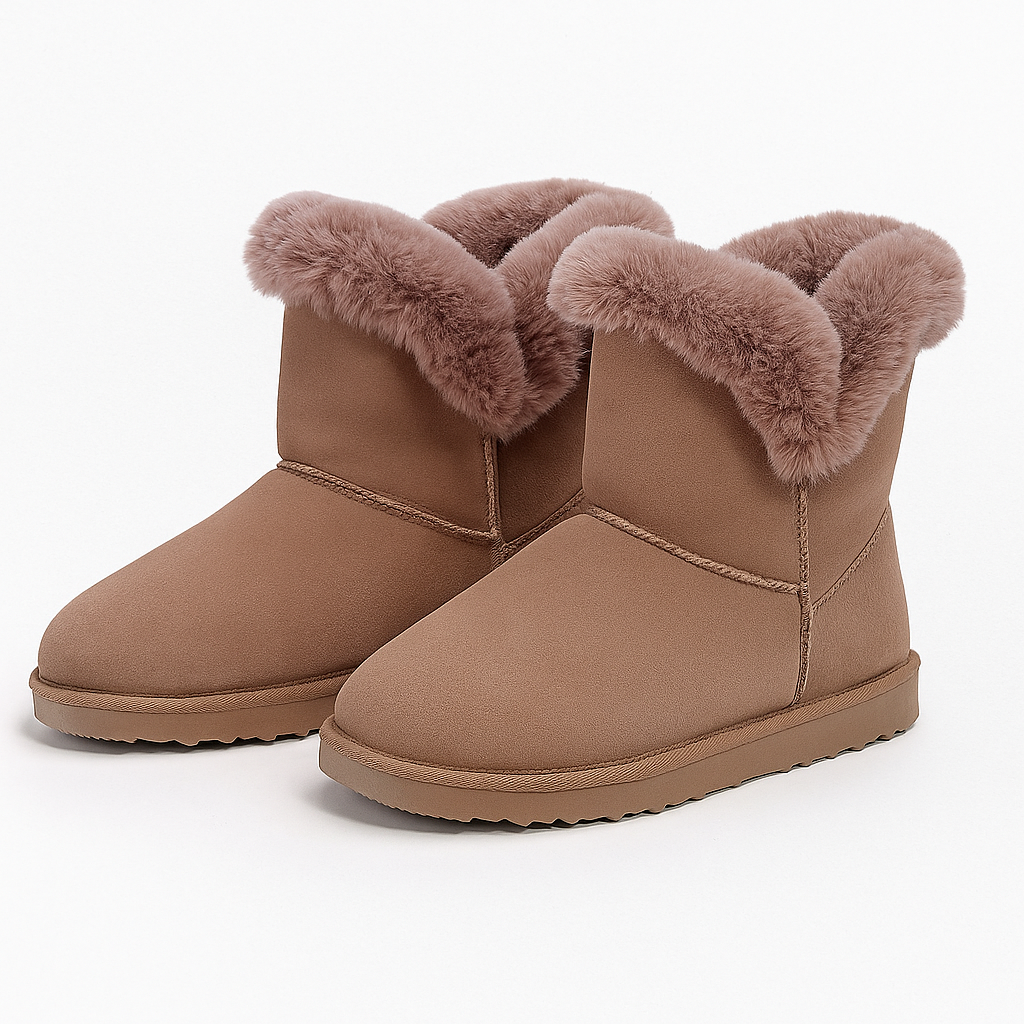 SHOES BY EMMA - Brisbane Plush Lined Fluffy Ladies Boots 7937030 1