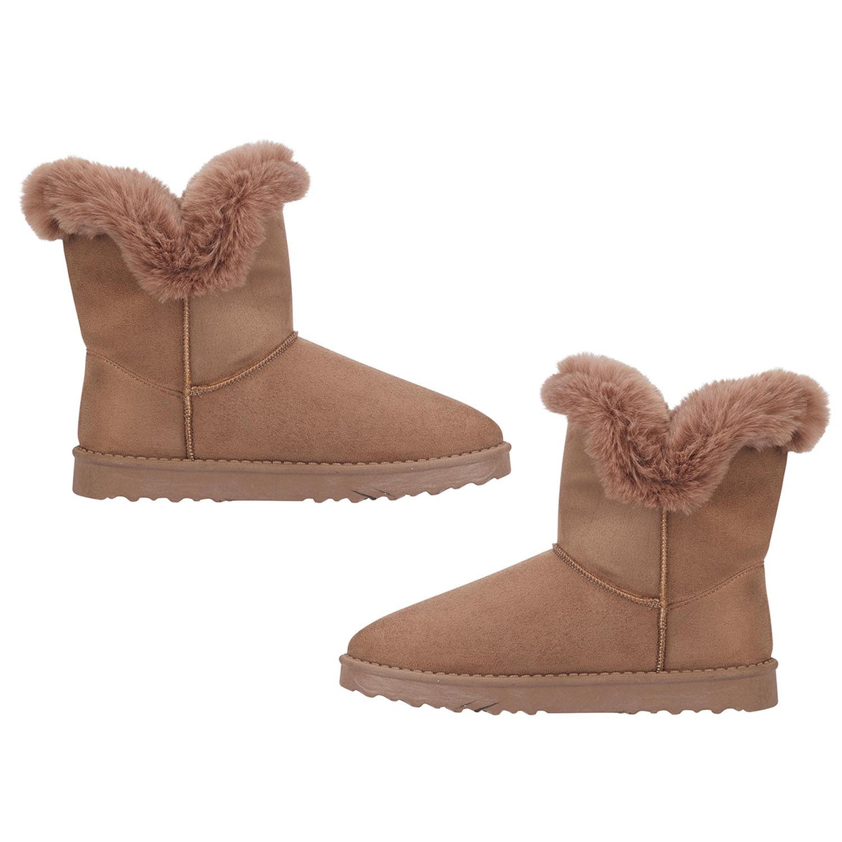SHOES BY EMMA - Brisbane Plush Lined Fluffy Ladies Boots 7937030 4