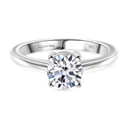 Luxuriant - 9K White Gold SGL Certified Lab Grown Diamond (VS/EF) Solitaire Ring 1.00 Ct._7938126