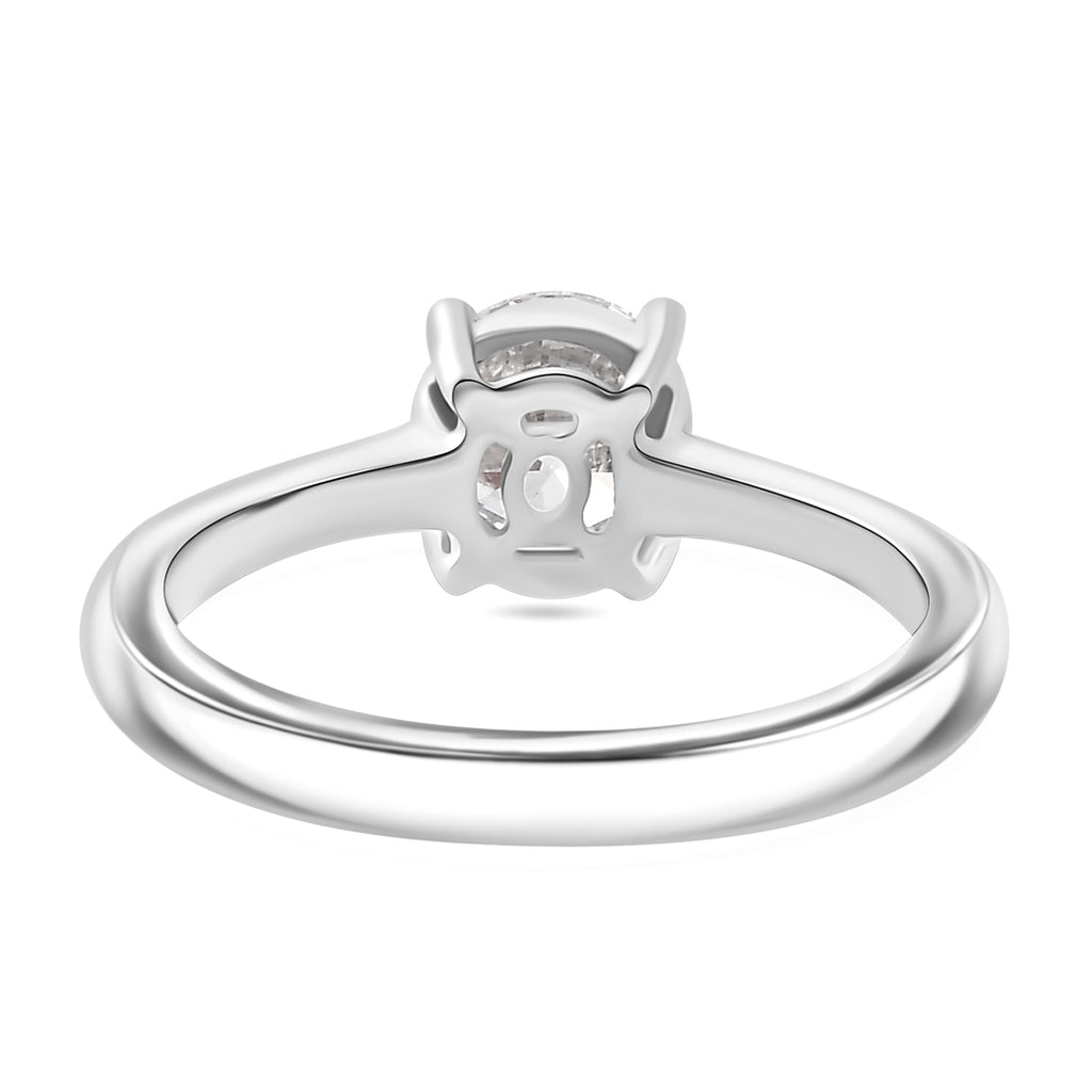 Luxuriant - 9K White Gold SGL Certified Lab Grown Diamond (VS/EF) Solitaire Ring 1.00 Ct._7938126_5