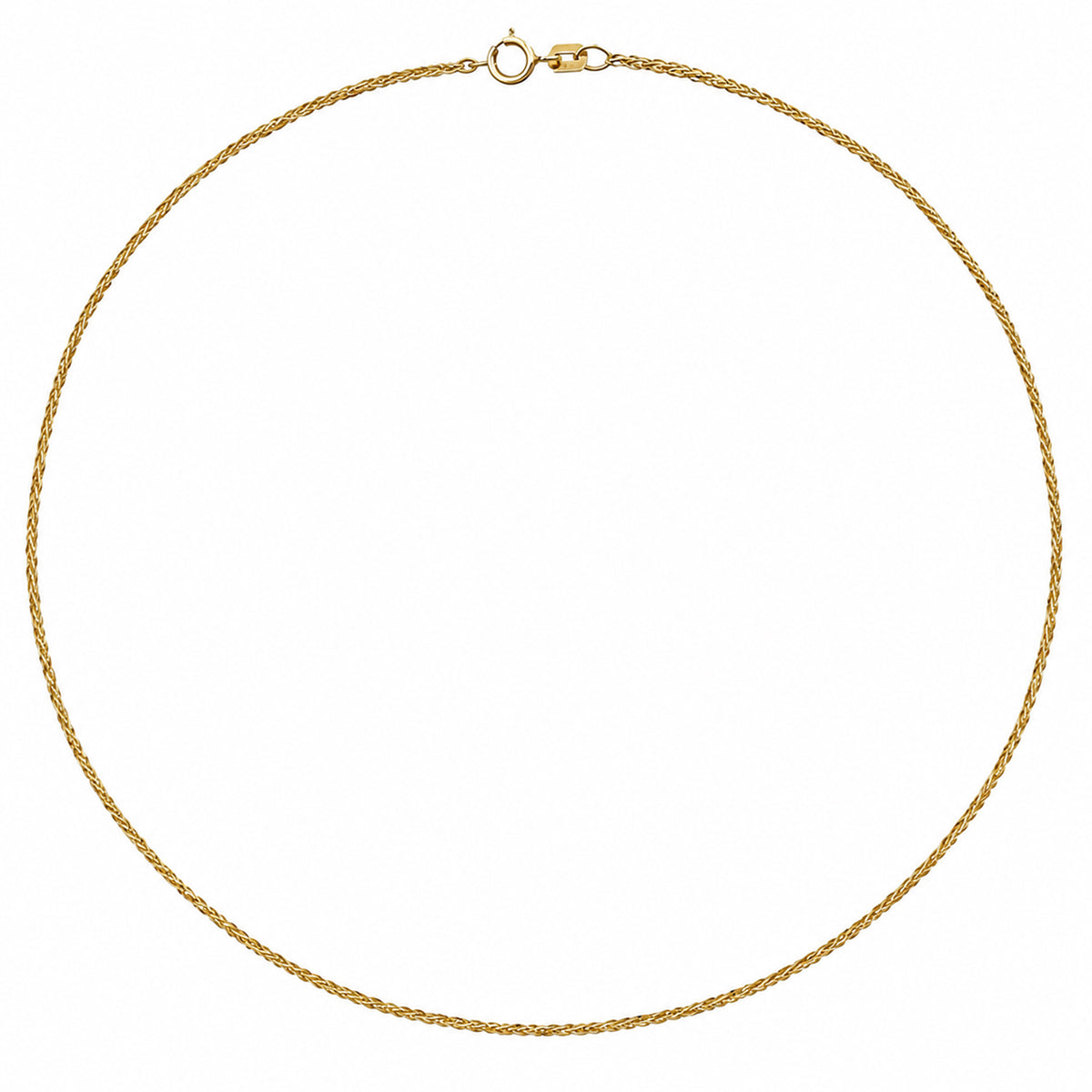 JCK Vegas Find - 9K Yellow Gold Spiga Necklace (Size - 20) 7939312 0