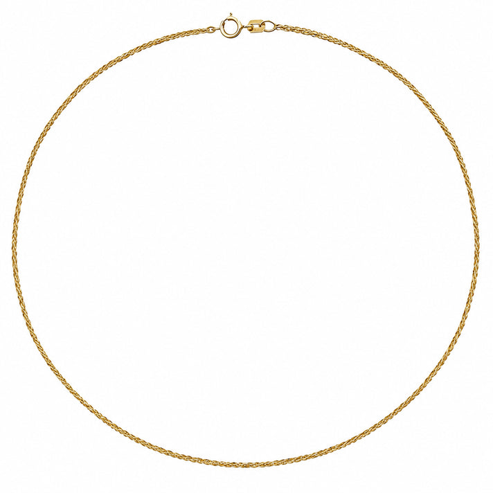JCK Vegas Find - 9K Yellow Gold Spiga Necklace (Size - 20) 7939312 1