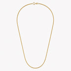 9K Yellow Gold Hand Made Spiga Necklace (Size 20) with Spring Ring Clasp_7939312_4