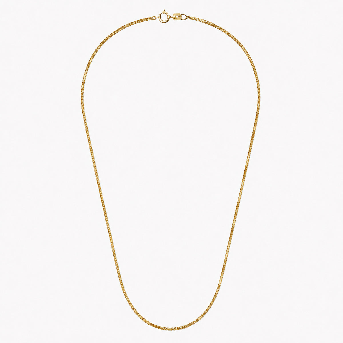 JCK Vegas Find - 9K Yellow Gold Spiga Necklace (Size - 20) 7939312 4
