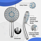Rainforest Shower Head with 3 Functions_7939338_3