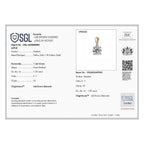 Luxuriant 9K Yellow Gold SGL Certified Lab Grown Diamond (VS-E-F) Solitaire Pendant 1.00 Ct.