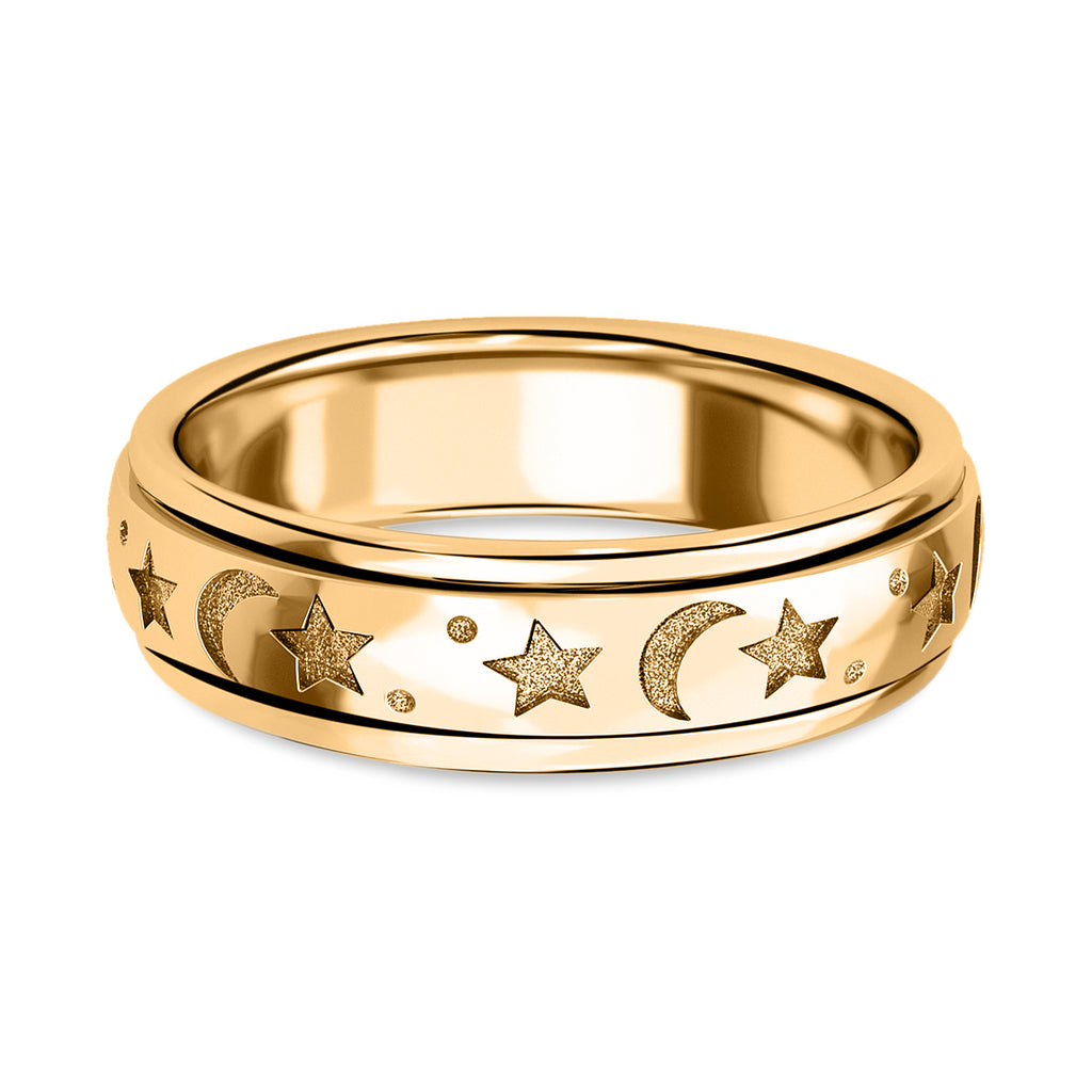 18K Vermeil Yellow Gold Plated Sterling Silver Band Ring_7951600_4