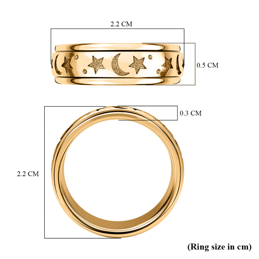 18K Vermeil Yellow Gold Plated Sterling Silver Band Ring_7951600_6