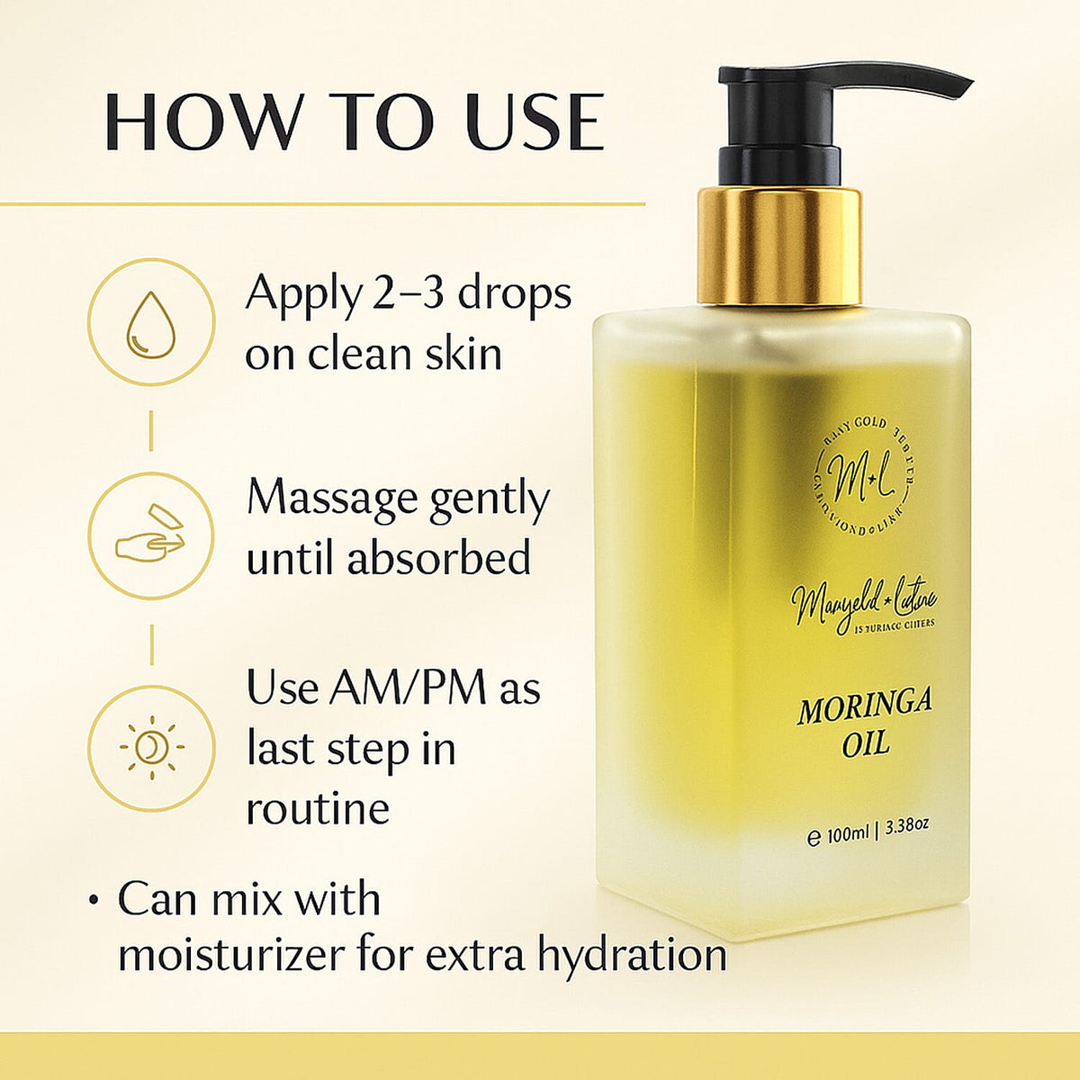 Moringa Oil by Marigold + Lotus - 100ml 7953434 5